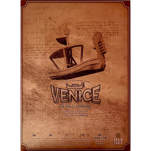 2!BCGVEN003 Venice Board Game: Da Vinci's Workshop published by Brain Crack Games