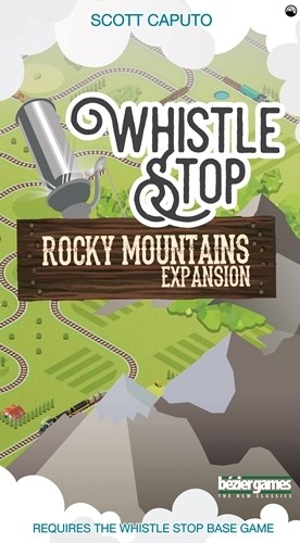 2!BEZWHRM Whistle Stop Board Game: Rocky Mountains Expansion published by Bezier Games