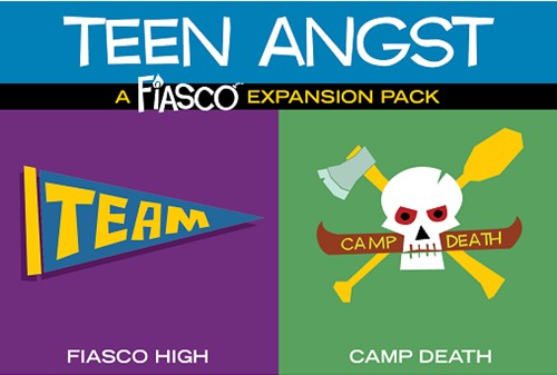 2!BPG103 Fiasco RPG: Teen Angst Expansion Pack published by Bully Pulpit Games