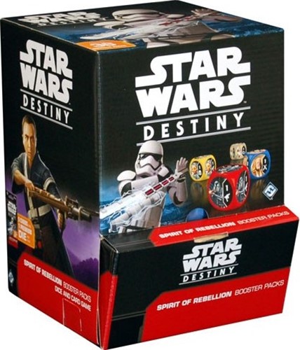 FFGSWD04 Star Wars Destiny Dice Game: Spirit Of Rebellion Booster Display published by Fantasy Flight Games