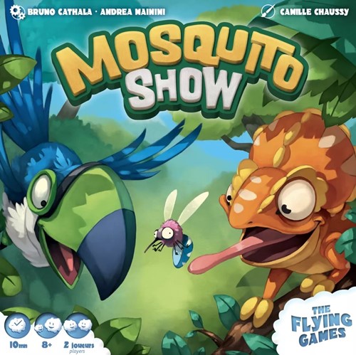 FLY014MO Mosquito Show Board Game (2021 Edition) published by Flying Games