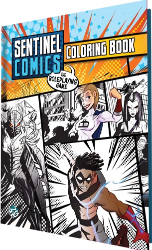 2!GTGSRPGCOLR Sentinel Comics RPG: Colouring Book published by Greater Than Games