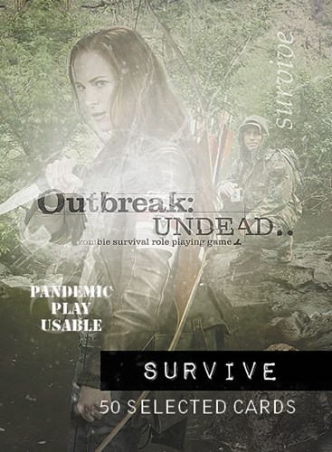 HB1014 Outbreak: Undead RPG: Survive Deck published by Hunters Books