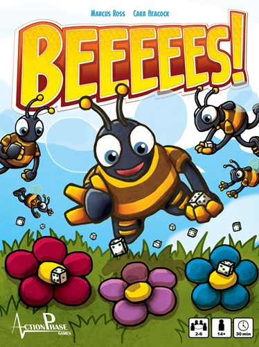 2!IBCBEE1 Beeeees (Bees) Dice Game published by Indie Boards and Cards