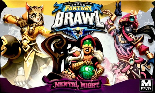 2!MYTMGSFB038 Super Fantasy Brawl Board Game: Mental Might Expansion published by Mythic Games