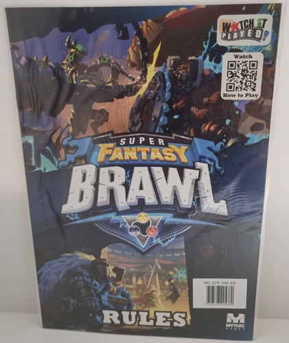 MYTMGSFB048 Super Fantasy Brawl Board Game: Upgraded Rulebook published by Mythic Games