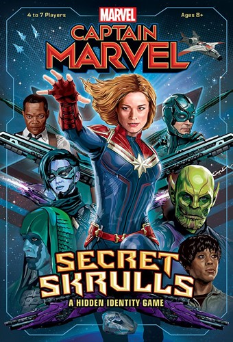 USOBN011576 Captain Marvel Card Game: Secret Skrulls published by USAOpoly