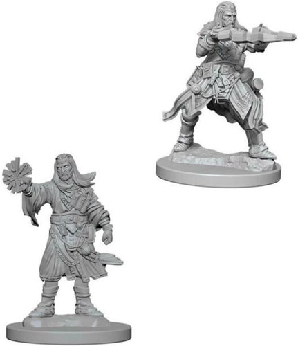 WZK73411S Pathfinder Deep Cuts Unpainted Miniatures: Human Male Wizard published by WizKids Games