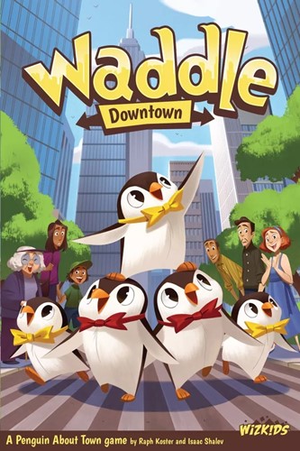 WZK87530 Waddle Downtown Board Game published by WizKids Games