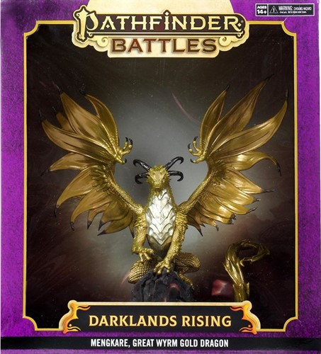 2!WZK97511 Pathfinder Battles: Darklands Rising Mengkare Great Wyrm Premium Set published by WizKids Games