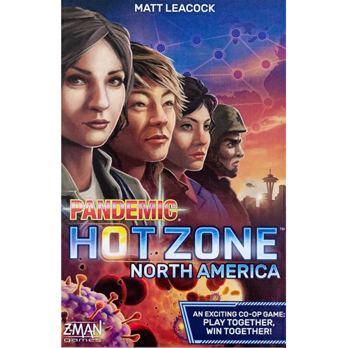 2!ZMG7141 Pandemic Board Game: Hot Zone - North America published by Z-Man Games